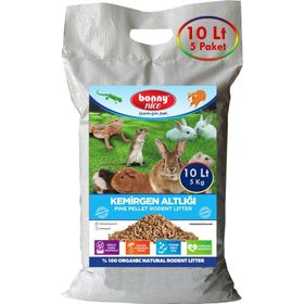 Bonny Nice Doğal Çam Pelet 5 kg 10 lt 5'li Hamster Kafes Altlığı
