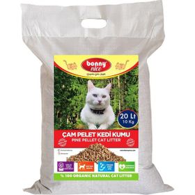 Bonny Nice Doğal Çam Peleti 10 kg Kedi Kumu