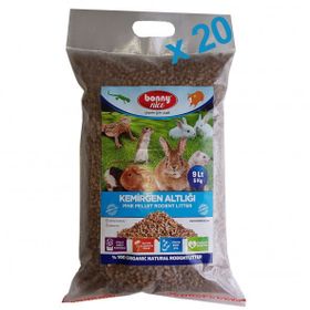 Bonny Nice Doğal Pellet Çam Peleti Kedi Kumu 5 kg 10 l x 20 Paket