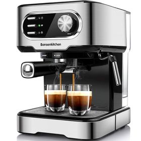 Bonsenkitchen CM8008 Siyah Espresso Kahve Makinesi