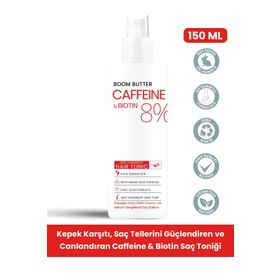 Boom Butter 150 ml Kafein Biotin Saç Toniği
