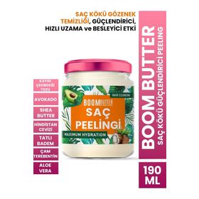 Boom Butter Saç Kökü Güçlendirici 190 ml Saç Peelingi