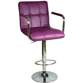 Boombar Carla 9503Q0124 Mor Deri Bar Taburesi