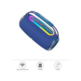 Boombox 680 IPX6 Kablosuz 30 W Mavi Bluetooth Hoparlör