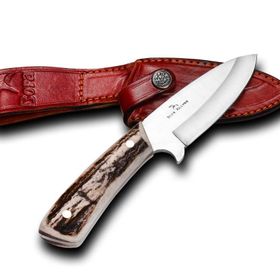 Bora 408 B Leopard Geyik Boynuzu Saplı Bıçak