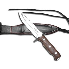 Bora 426 CB Jackal Testereli Ceviz Saplı Bıçak