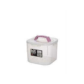 Bora BO082 6.5lt Kilitli Kapak Köşeli Erzak Kavanozu