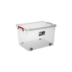 Bora BO277 Tekerlekli 50 lt Şeffaf Saklama Kabı