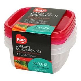 Bora BO531 3'lü Kare Saklama Kabı