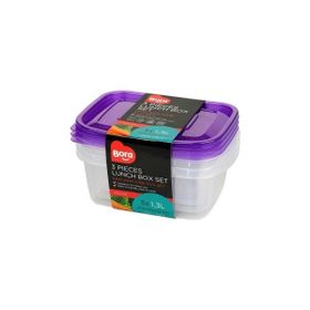 Bora BO536 3'lü Oval Saklama Kabı
