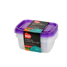 Bora BO536 3'lü Oval Saklama Kabı