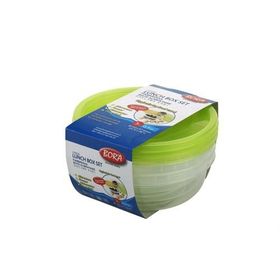 Bora BO549 3'lü Set Yuvarlak Saklama Kabı