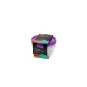 Bora BO550 3'Lü Set Yuvarlak Saklama Kabı