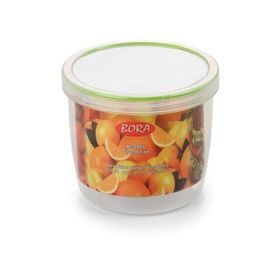 Bora Plastik BO057 Contalı Vidalı Saklama Kabı 890 ml No: 8