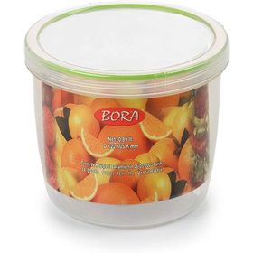 Bora Plastik BO057 Contalı Vidalı Saklama Kabı 890 ml No: 8