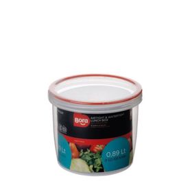 Bora Plastik BO057 Contalı Vidalı Saklama Kabı 890 ml No: 8