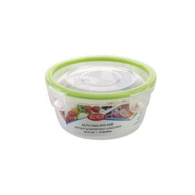 Bora Plastik BO824 Kilitli Sızdırmaz Yuvarlak Saklama Kabı 700 ml