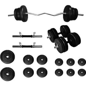 Borçin 55 kg Z Barlı Ağırlık Vücut Geliştirme Seti