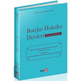 Borçlar Hukuku Dersleri Özel Hükümler - Cevdet Yavuz Burak Özen Faruk Acar