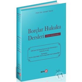 BORÇLAR HUKUKU DERSLERI (ÖZEL HÜKÜMLER) - CEVDET YAVUZ