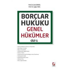 BORÇLAR HUKUKU GENEL HÜKÜMLER CILT:1 - NECIP KOCAYUSUFPAŞAOĞLU