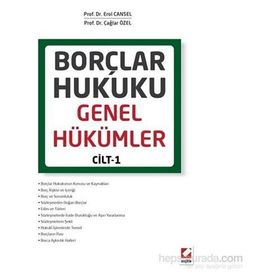 BORÇLAR HUKUKU GENEL HÜKÜMLER CILT:1 - NECIP KOCAYUSUFPAŞAOĞLU
