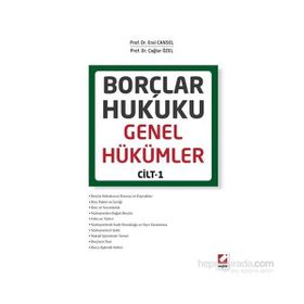 BORÇLAR HUKUKU GENEL HÜKÜMLER CILT:1 - NECIP KOCAYUSUFPAŞAOĞLU