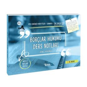 Borçlar Hukuku Genel Hükümler Ders Notları - Hasan Karakılıç