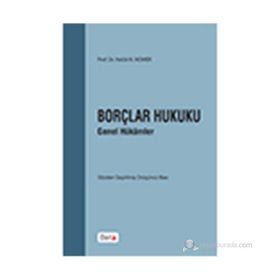 Borçlar Hukuku Genel Hükümler - Haluk N.Nomer