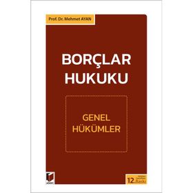 BORÇLAR HUKUKU - MEHMET AYAN
