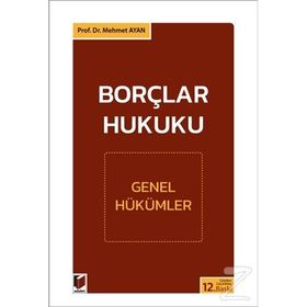BORÇLAR HUKUKU - MEHMET AYAN