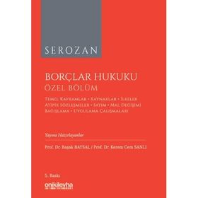 Borçlar Hukuku Özel Bölüm Kerem Cem Sanlı
