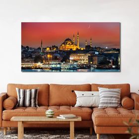 Bordo Sanat BRD-SNT-M-0262 80x40 cm İstanbul Dekoratif Duvar Kanvas Tablo