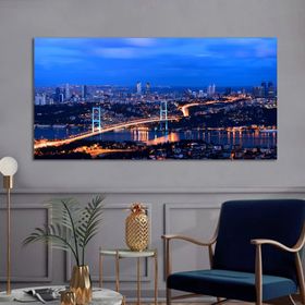 Bordo Sanat BRD-SNT-M-0275 80x40 cm İstanbul Dekoratif Duvar Kanvas Tablo