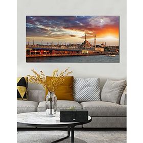 Bordo Sanat BRD-SNT-M-0276 80x40 cm İstanbul Dekoratif Duvar Kanvas Tablo