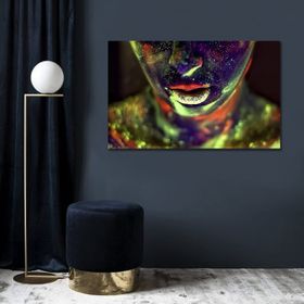 Bordo Sanat BRD-SNT-M-0329 70x40 cm Kadın Dekoratif Duvar Kanvas Tablo