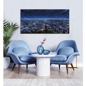 Bordo Sanat BRD-SNT-M-0403 80x40 cm Gece Dekoratif Duvar Kanvas Tablo