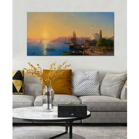 Bordo Sanat BRD-SNT-M-0412 80x40 cm Eski İstanbul Dekoratif Duvar Kanvas Tablo