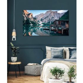 Bordo Sanat BRD-SNT-M-0452 70x40 cm Göl Dekoratif Duvar Kanvas Tablo