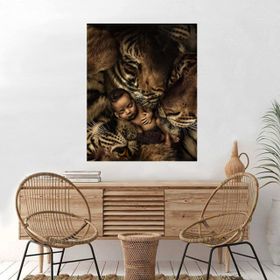 Bordo Sanat BRD-SNT-M-0562 50x60 cm Bebek Dekoratif Duvar Kanvas Tablo