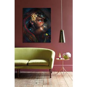 Bordo Sanat BRD-SNT-M-0569 50x60 cm Kadın Dekoratif Duvar Kanvas Tablo