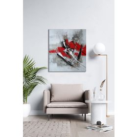 Bordo Sanat BRD-SNT-M-0687 60x75 cm Soyut Dekoratif Duvar Kanvas Tablo