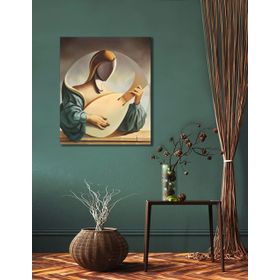 Bordo Sanat BRD-SNT-M-0698 70x85 cm Soyut Dekoratif Duvar Kanvas Tablo