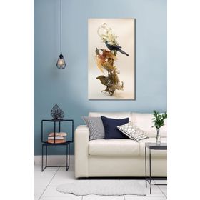 Bordo Sanat BRD-SNT-M-1072 60x105 cm Hayvanlar Dekoratif Duvar Kanvas Tablo