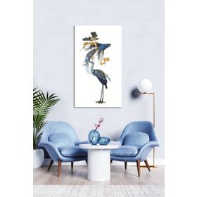 Bordo Sanat BRD-SNT-M-1073 50x90 cm Hayvanlar Dekoratif Duvar Kanvas Tablo