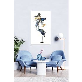 Bordo Sanat BRD-SNT-M-1073 50x90 cm Hayvanlar Dekoratif Duvar Kanvas Tablo