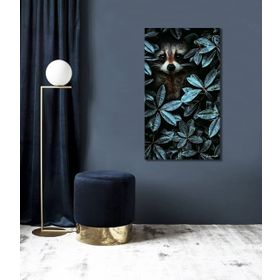 Bordo Sanat BRD-SNT-M-1084 80x140 cm Hayvan Dekoratif Duvar Kanvas Tablo