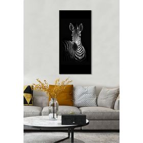 Bordo Sanat BRD-SNT-M-1090 40x80 cm Zebra Dekoratif Duvar Kanvas Tablo