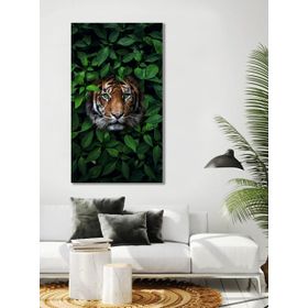 Bordo Sanat BRD-SNT-M-1194 70x125 cm Kaplan Dekoratif Duvar Kanvas Tablo