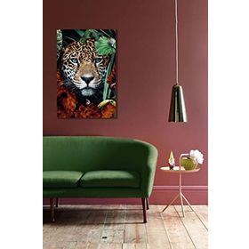 Bordo Sanat BRD-SNT-M-1208 50x75 cm Kaplan Dekoratif Duvar Kanvas Tablo